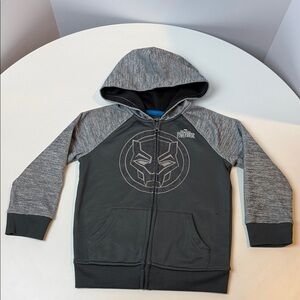 Jumping Beans Kids Black Panther Hoodie - Gray and Black. Size 5